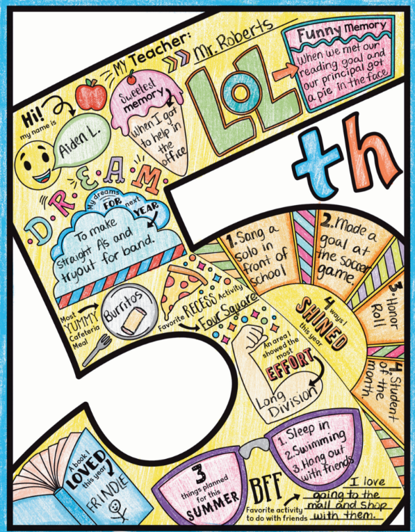 Grade 5 Memory Book
