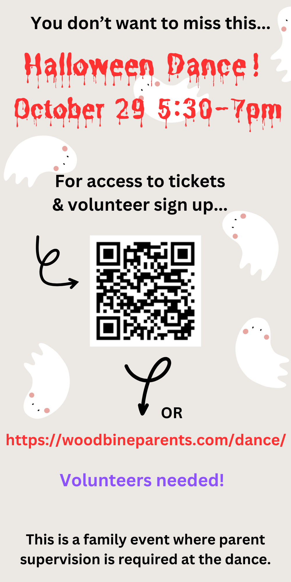 halloween dance reminder 