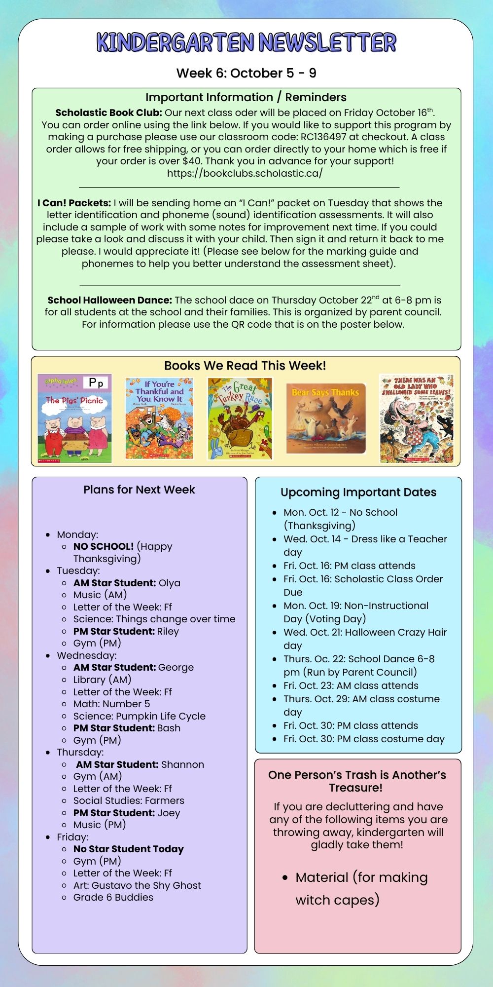 Weekly Newsletter
