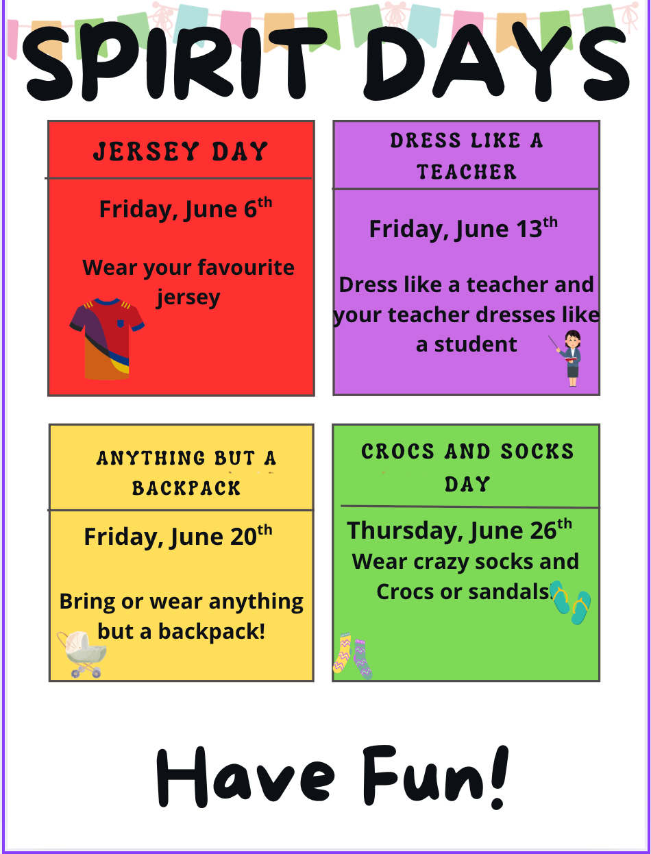 June Spirit Days