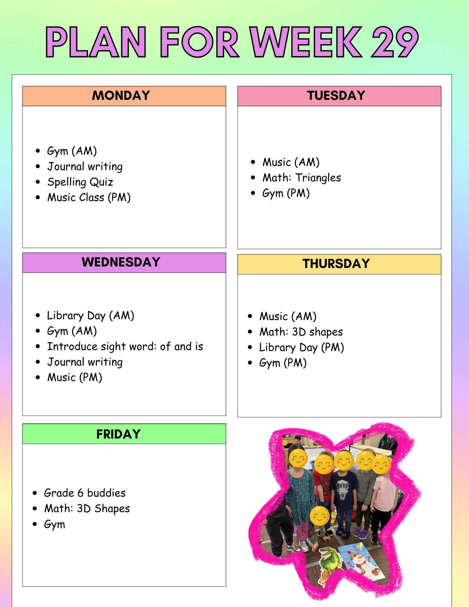 Kindergarten Newsletter (1)