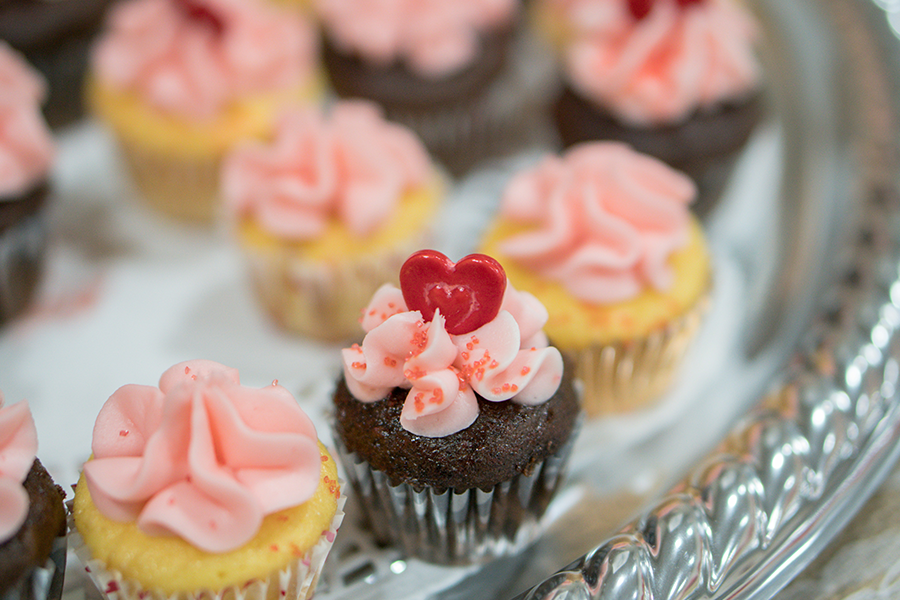 Valentines Day, Cupcakes, Hearts, Bake Sale, February